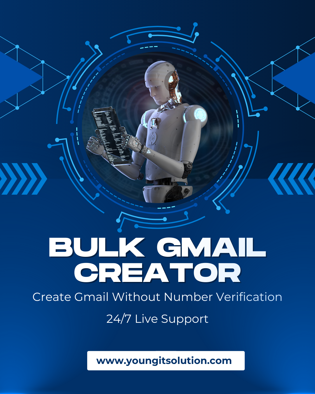 Bulk Gmail Account Creator